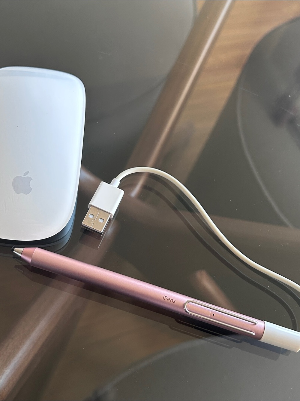 Rose Gold iPens Stylus Pen and Apple Mouse